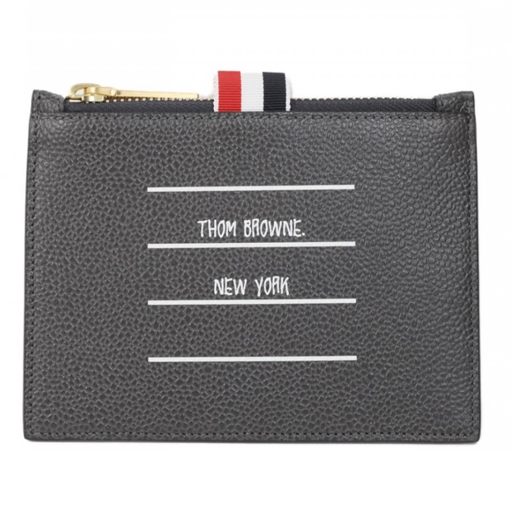 NEW Thom Browne men’s zippered wallet